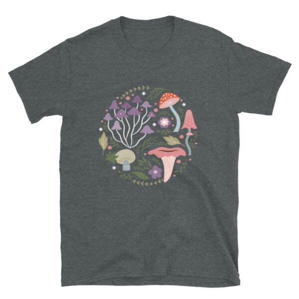 Mushroom Circle Short-Sleeve Unisex T-Shirt - Image 2