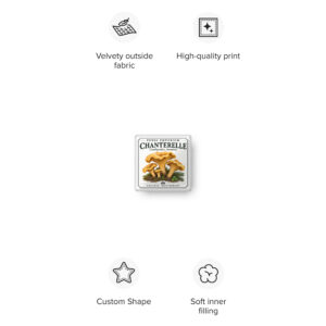 Chanterelle Square Pillow