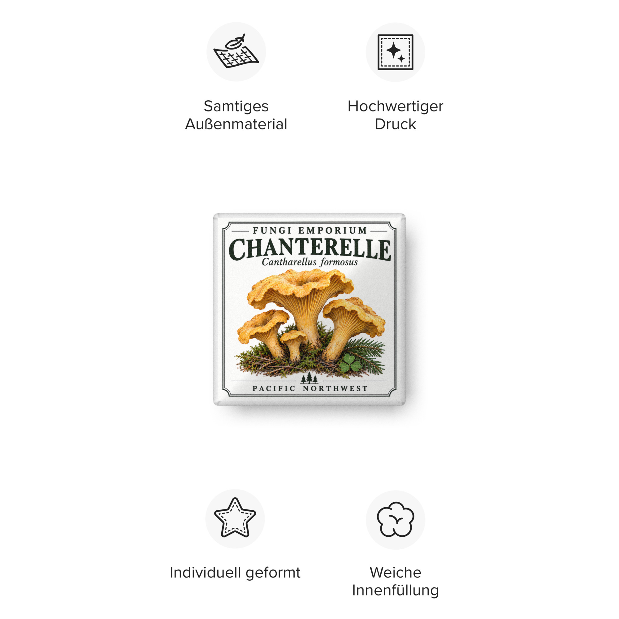 Chanterelle Square Pillow - Image 9