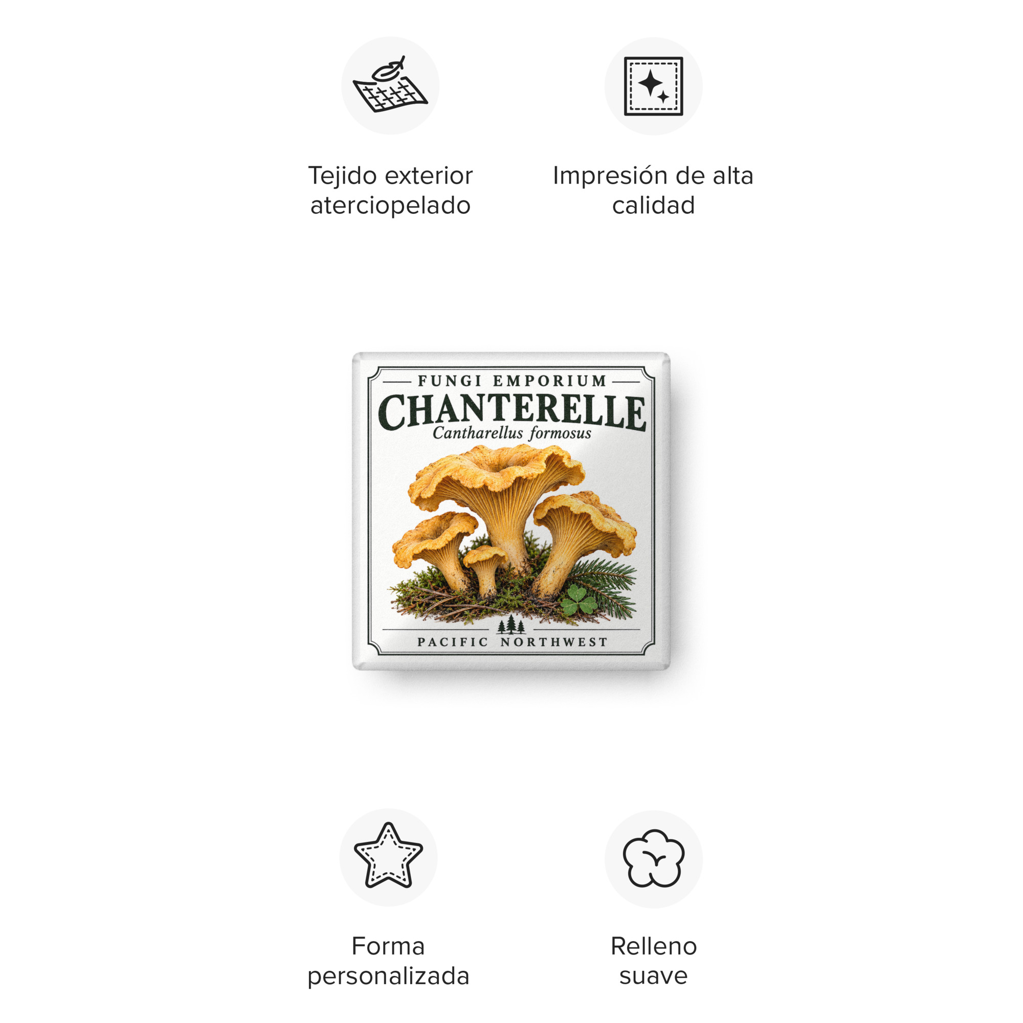 Chanterelle Square Pillow - Image 12
