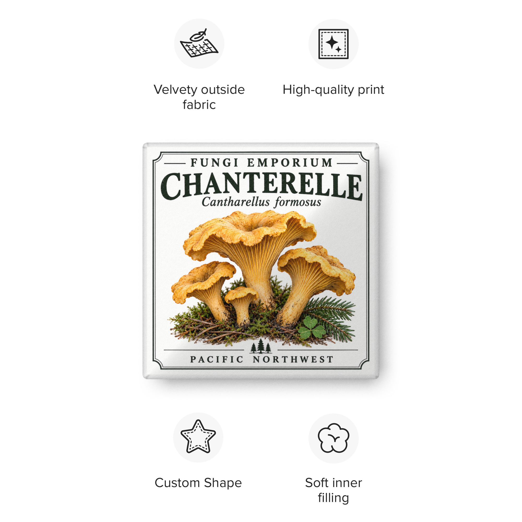 Chanterelle Square Pillow - Image 13