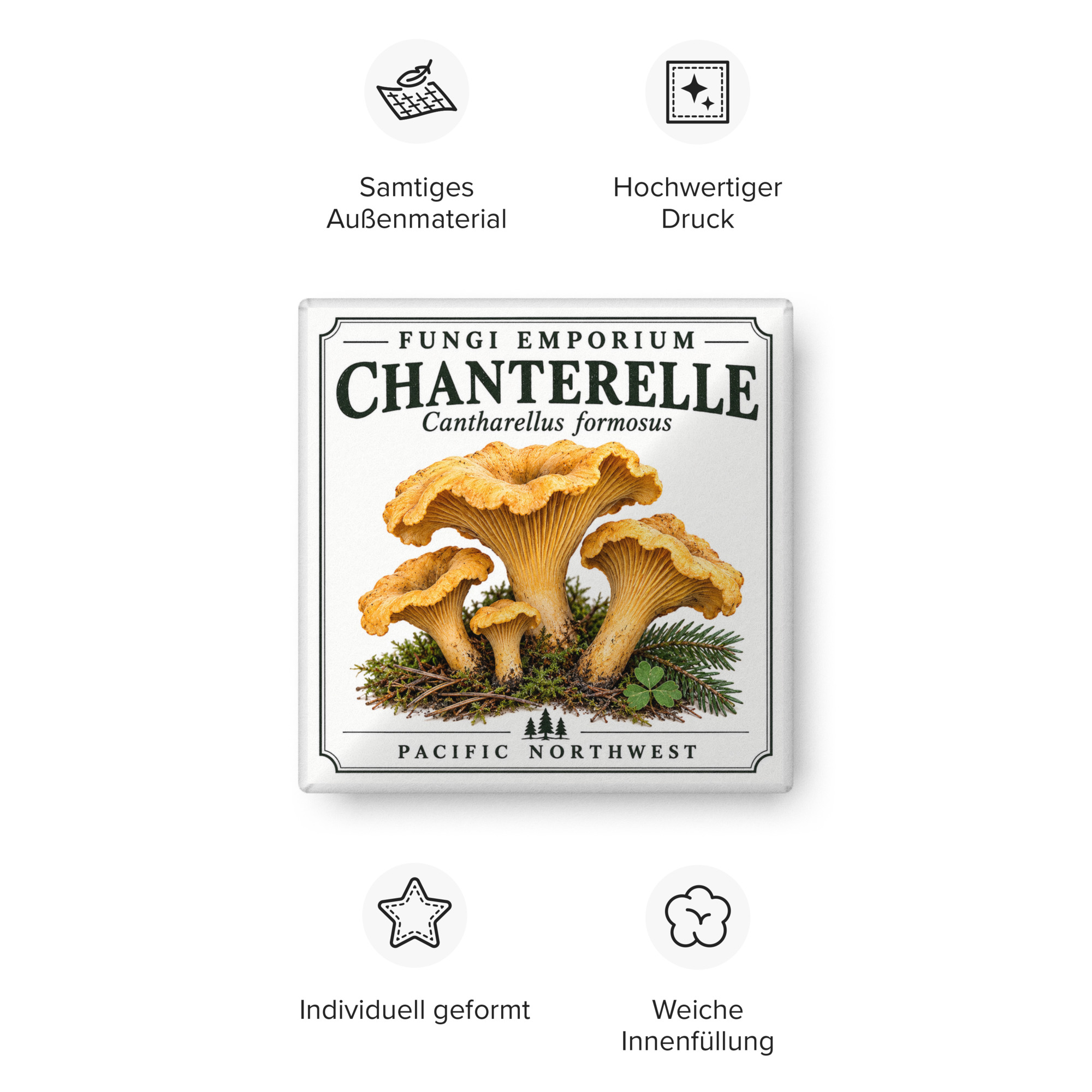 Chanterelle Square Pillow - Image 15