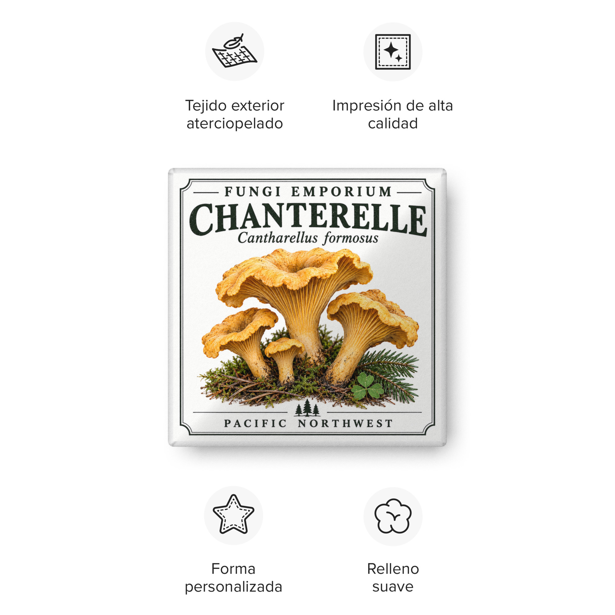 Chanterelle Square Pillow - Image 18