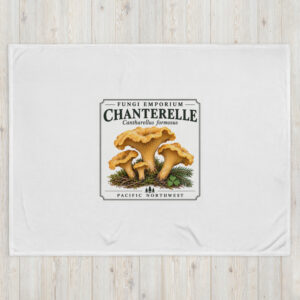 Chanterelle Throw Blanket